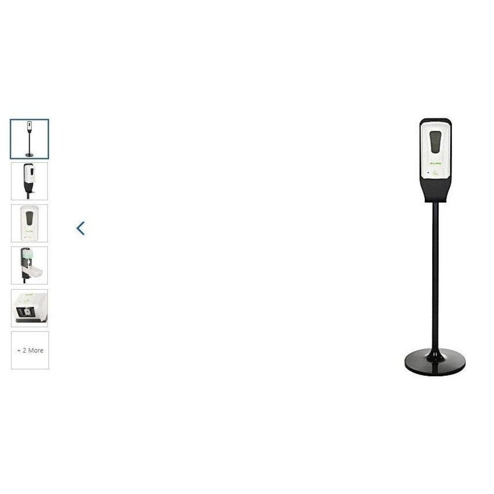 Alpine Automatic Foam Hand Sanitizer Dispenser With Floor Stand, White NIP